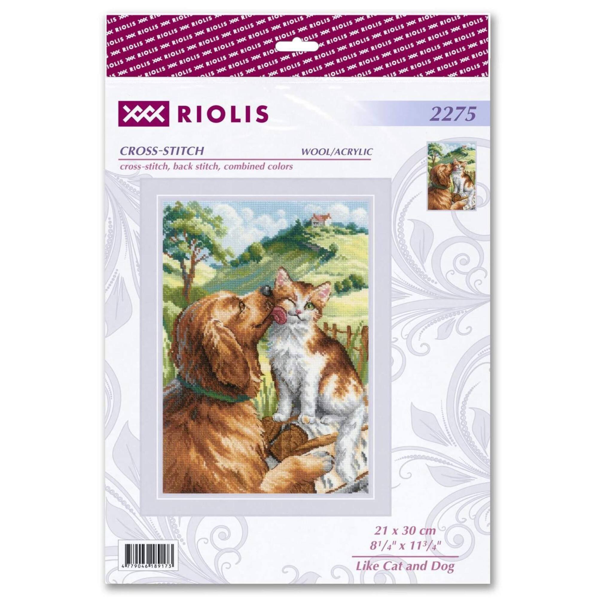 RIOLIS Like Cat and Dog Counted Cross Stitch Kit